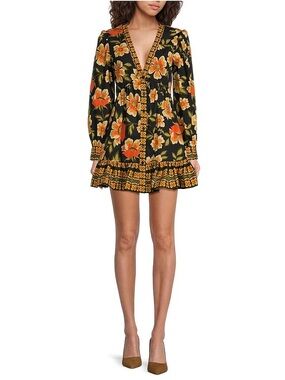 Chelsea and Violent Ruffle Flounce Mini Dress